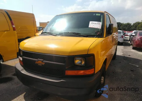 2017 Chevrolet Express 2500 Work Van from USA, damaged, VIN 1GCWGAFF8H1132825